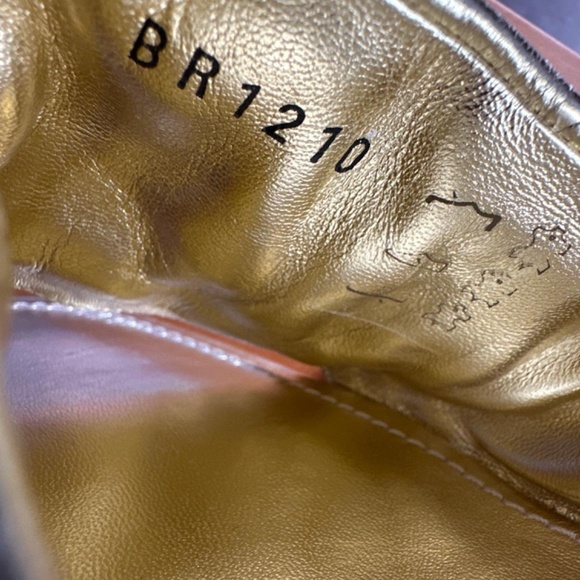 Louis Vuitton gold  mules heels - Picture 6 of 8